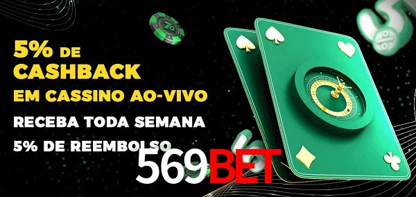 Promoções do cassino ao Vivo 569BET